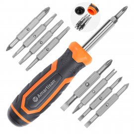 Multi-Head Screwdriver Set Tool Portable Multi-Purpose Screwdriver