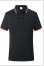 Summer Work Shirt T-Shirt Short-Sleeved Polo Shirt Lapel Black