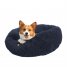 Dog Bed Cat And Dog Beds, 24 Inches Navy Cat Bed, Black/Pink/Beige Puppy Bed ,Original Cat And Dog Bed In Shag Fur