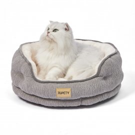 Round Cat Bed For Indoor Cats, Cozy Small Dog Bed Made Of Luxury Fabrics, Cozy And Soft, Suitable For Kitten And Puppy, M (20"