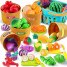 Children's Color Sorting Game Food Set