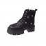 British Style Martin Boots For Women 2024 Spring And Autumn New Black Single Boots Small Thick Bottom High Heel Short Boots