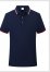 Summer Work Shirt T-Shirt Short-Sleeved Polo Shirt Lapel Navy Blue