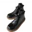 Round-Toed Soft-Soled Short Boots For Women British Style 2024 Autumn And Winter New Versatile Straps Thick-Soled Socks Plus Velvet Martin Boots