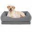 Dog Bed, Orthopedic Bolster Dog Beds For Extra Large Dogs. Egg Crate Foam Sofa With Removable Washable Bed Cover, Nonskid Bottom Couch, Pet Beds For Medium&Small Dogs