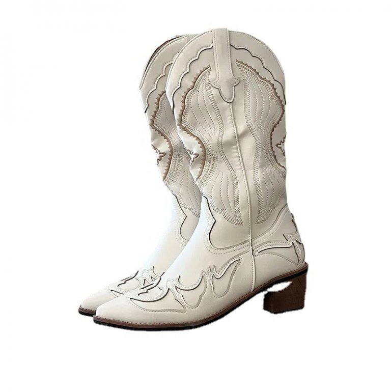 White British Style All-Match High-End Slimming Fashion Boots For Women 2024 New Summer Fashion High Boots