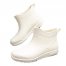 2024 Korean And Japanese Rain Boots Women's Fashion Short-Tube Rubber Shoes With Velvet And Cotton Waterproof Shoes Rainy Season Car Wash Work Non-Slip Rain Boots