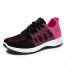 2024 Spring Summer Fall New Black Sneakers Women Breathable Lightweight Gym Casual Running Black Red