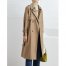 2024 Spring And Autumn New High-End British Fashion Casual Temperament Double-Breasted Loose Mid-Length Trench Coat For Women