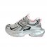 Silver Grey Retro Women's Shoes Mesh Top Breathable Casual Shoes Sneakers Pink