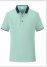 Summer Work Shirt T-Shirt Short-Sleeved Polo Shirt Lapel Bean Green