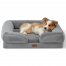 Orthopedic Dog Bed For Medium Dogs - Waterproof Dog Bed Medium, Foam Sofa With Removable Washable Cover, Waterproof Lining And Nonskid Bottom Couch, Pet Bed