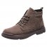 2024 New Men's Shoes New Year New Martin Boots Men's Korean Style Fashion Retro British Style Trendy Short Boots