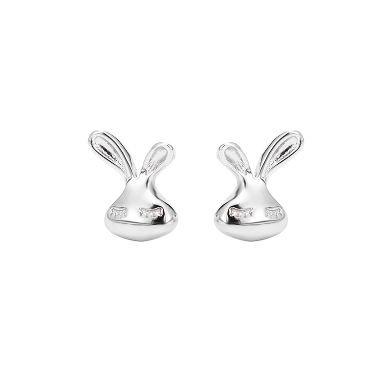 Bunny Stud Earrings S925 Sterling Silver B020